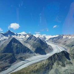 Flugwegposition um 14:30:44: Aufgenommen in der Nähe von Raron, Schweiz in 3177 Meter